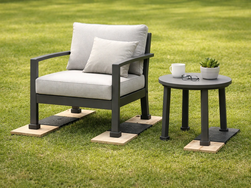 How to Set Up Patio Furniture on Grass Without Damage