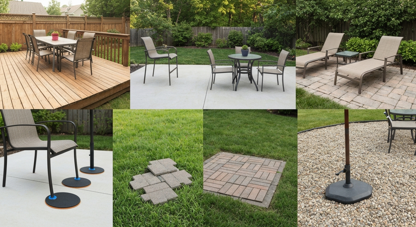 How to Keep Patio Furniture from Moving: DIY Fixes for Decks, Grass & Concrete