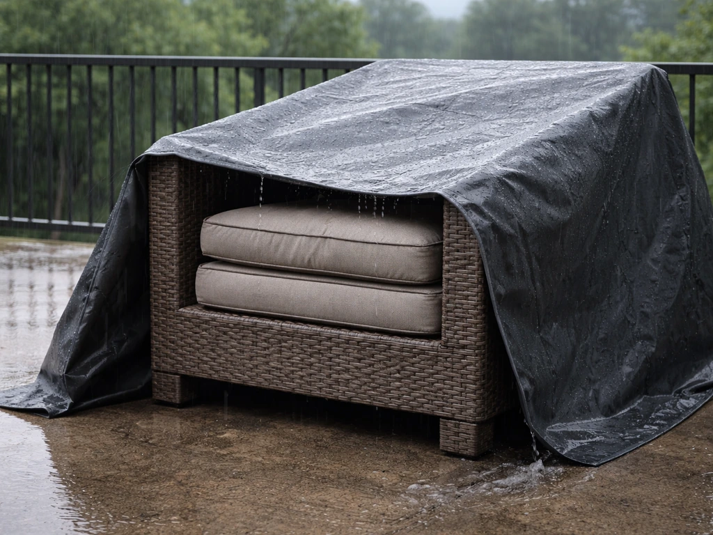 What to Do With Patio Furniture When It Rains