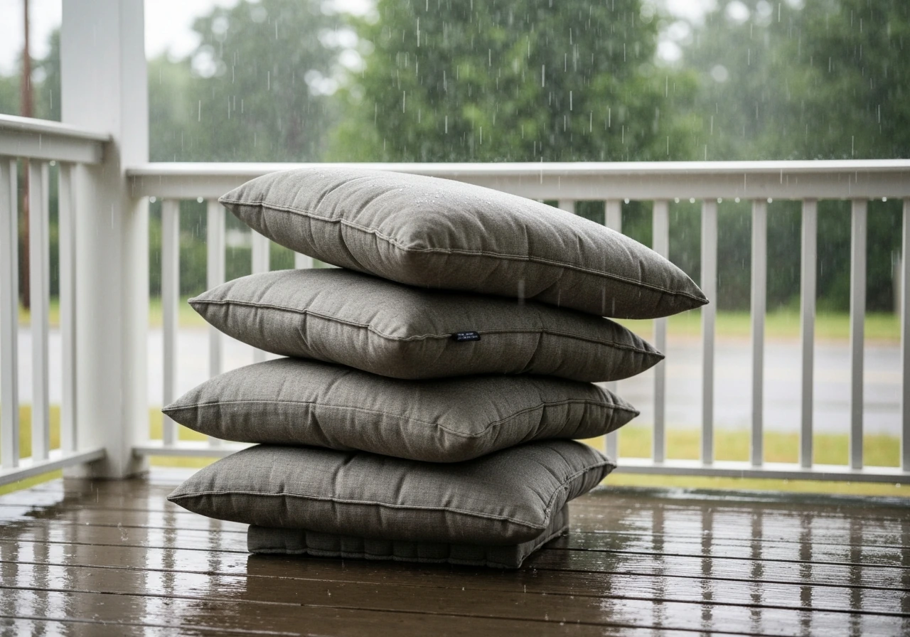 What to Do With Patio Cushions When It Rains