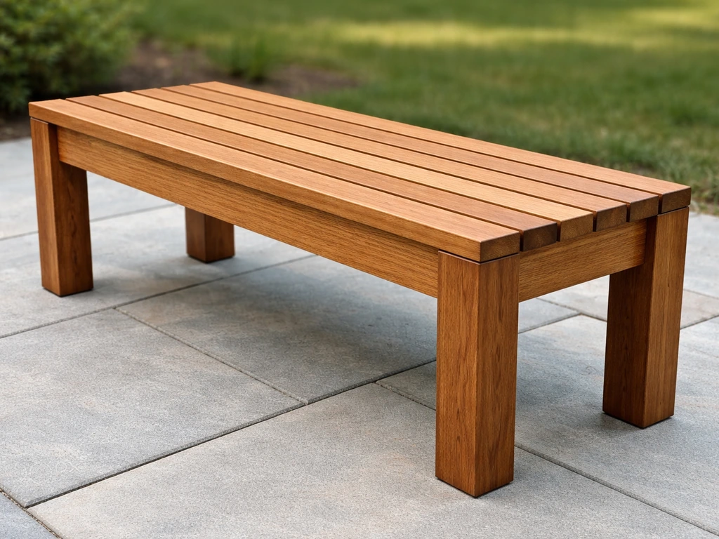 How to Make a Patio Bench Out of Wood: Step by Step