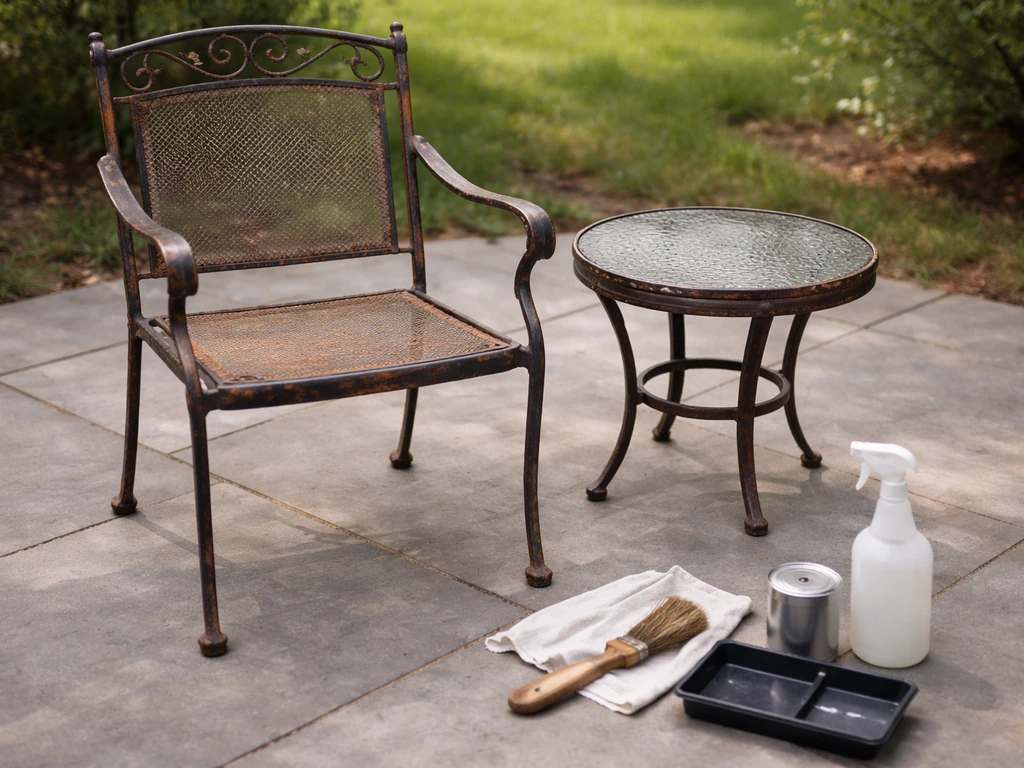 How to Protect Wrought Iron Patio Furniture From Rust