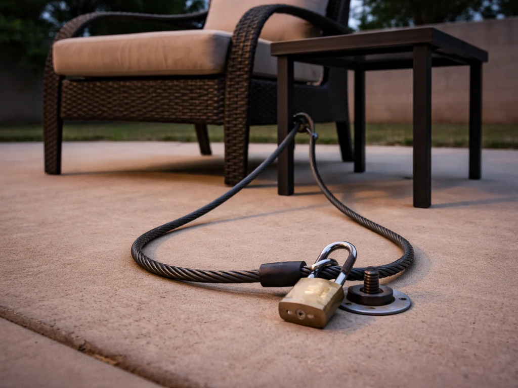How to Secure Patio Furniture From Theft: Step by Step