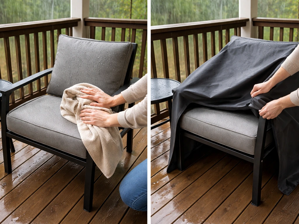 Can You Leave Patio Furniture Outside in the Rain? What to Do
