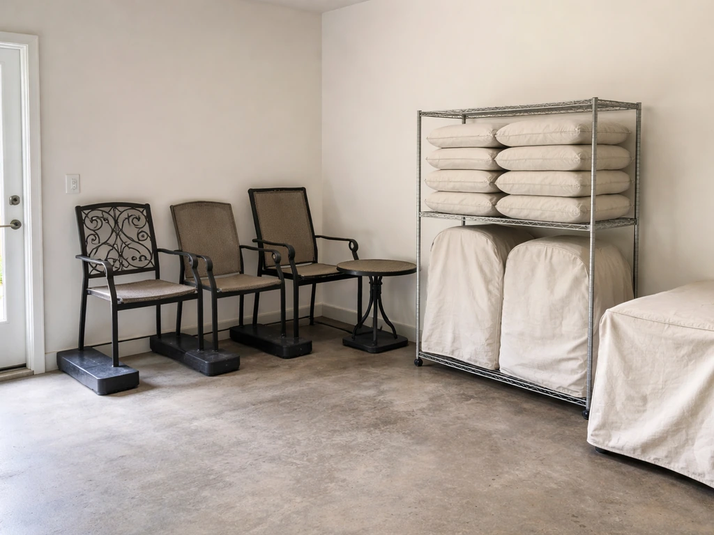 How to Store Patio Furniture in a Garage Without Damage
